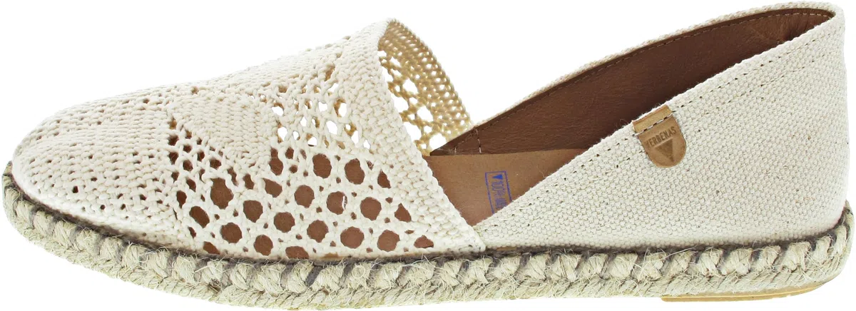 VERBENAS Alpargatas Carmen Crochet Beige
