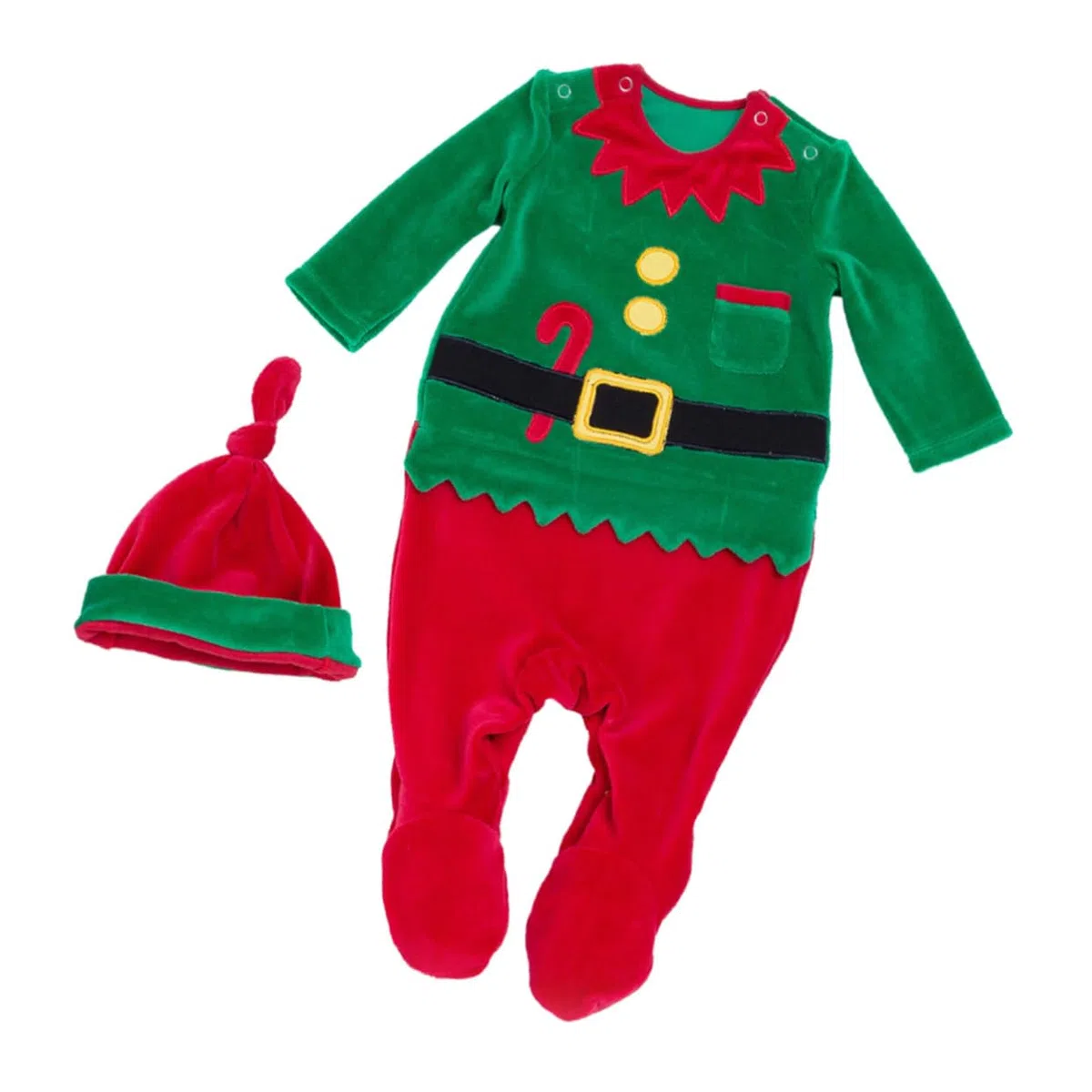 LIFKOME 2 Piezas Bebé Navidad Traje De Santa Traje De Niños Mono Verde Monos De Bebés Varones Suéter De Niño Suéteres De Ropa De Recién Nacido Verde Mono De Niño