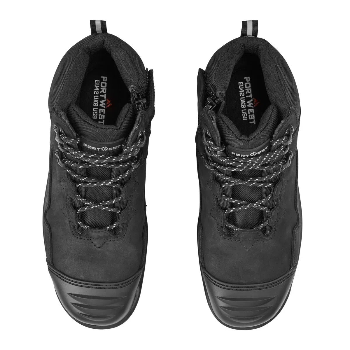 Portwest Botas de seguridad con puntera antiabrasión, piel Nubuck FD04