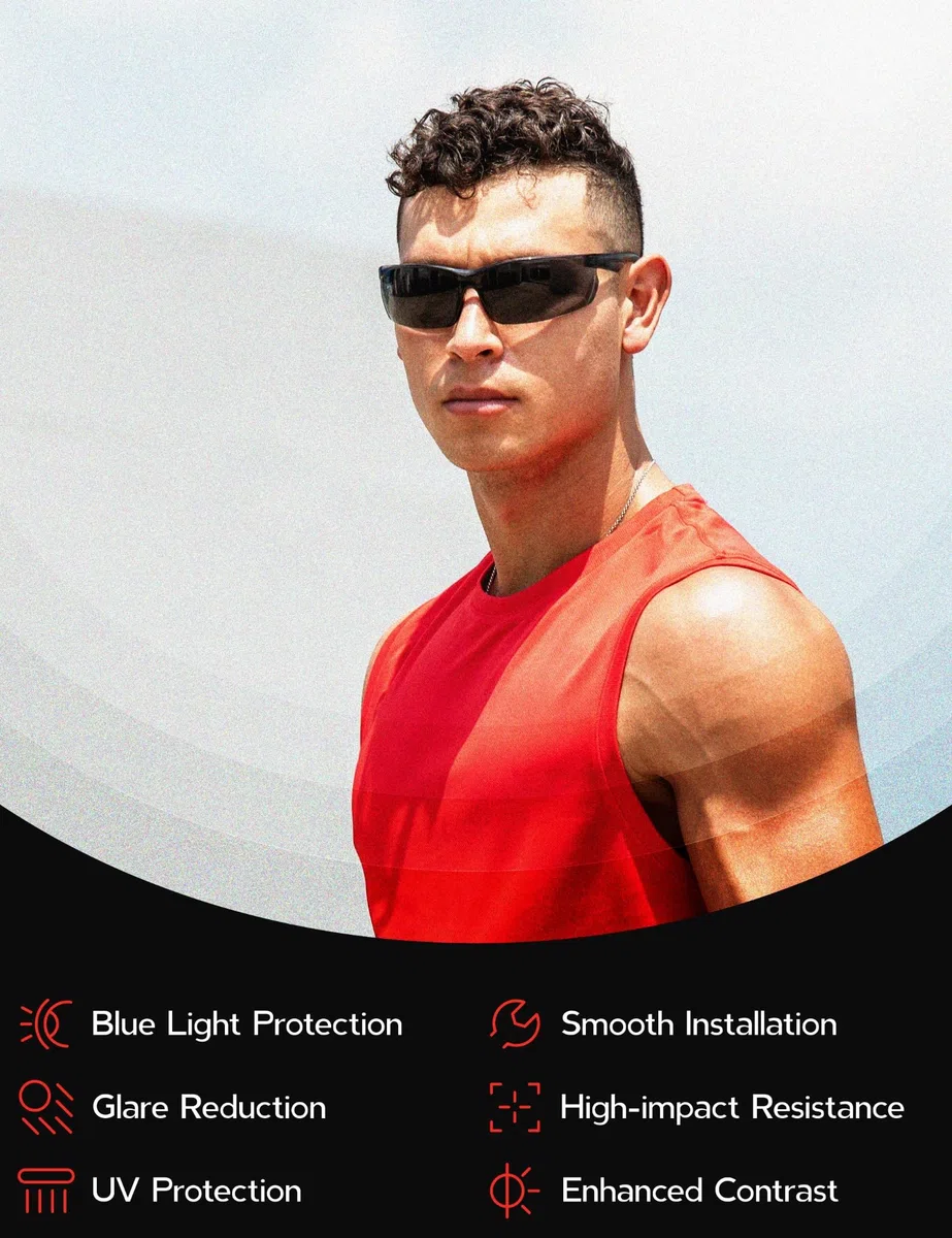 Fiskr Lentes polarizadas de repuesto compatibles con gafas de sol Oakley Gibston OO9449, resistentes a los impactos y ajuste perfecto