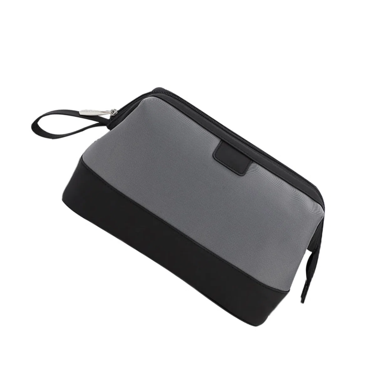 Bolsa de Aseo para Hombre Gris Neceser Multifuncional Portátil para Viaje Almacenamiento Práctico para Cosméticos y Objetos Personales