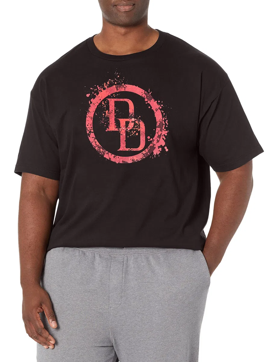 Marvel DD Spatter Icon Camiseta Hombre