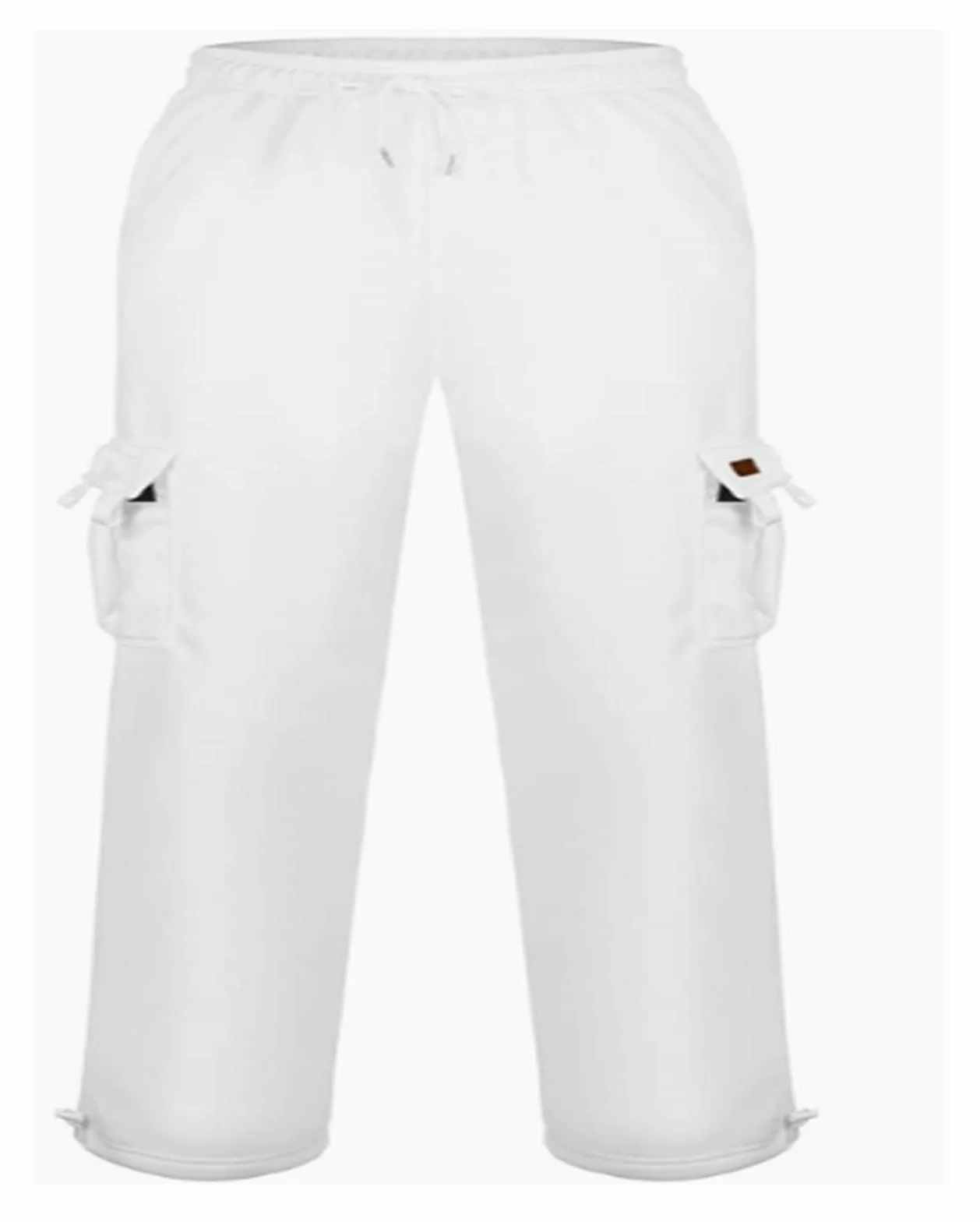 SIYAN Pantalones De Chándal Cargo De Lana For Hombre Pantalones Holgados Pantalones De Chándal con Cordón Y Cintura Elástica con Bolsillos Pantalones De Chándal