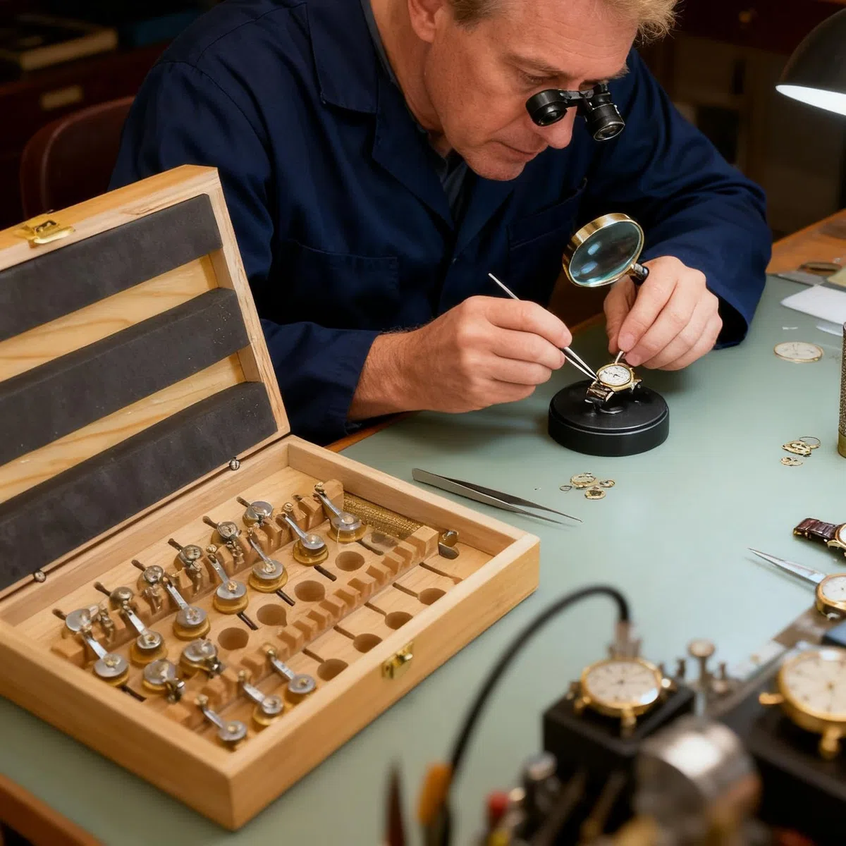 Herramienta Para Enrollar Muelle Real De Reloj Accesorios de Muelle Real | Kit De Mantenimiento Para Relojes De Pulsera Para Comercio Mantenimiento Reparación Relojero de Abuelo Industria Doméstic