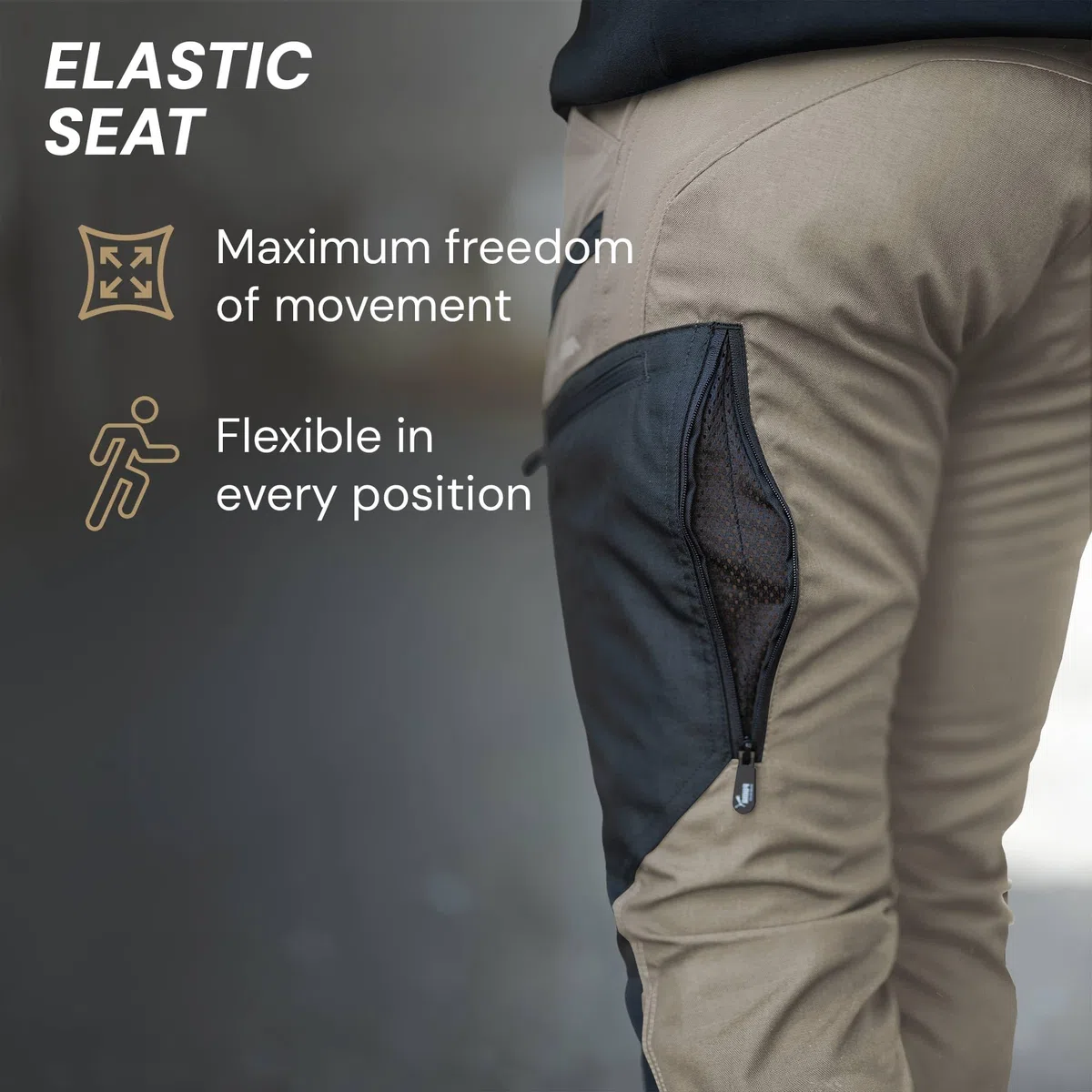 PUMA Workwear ProOne Adventure - Pantalones de senderismo para hombre, transpirables y duraderos, parcialmente repelentes al agua, cargo Ripstop