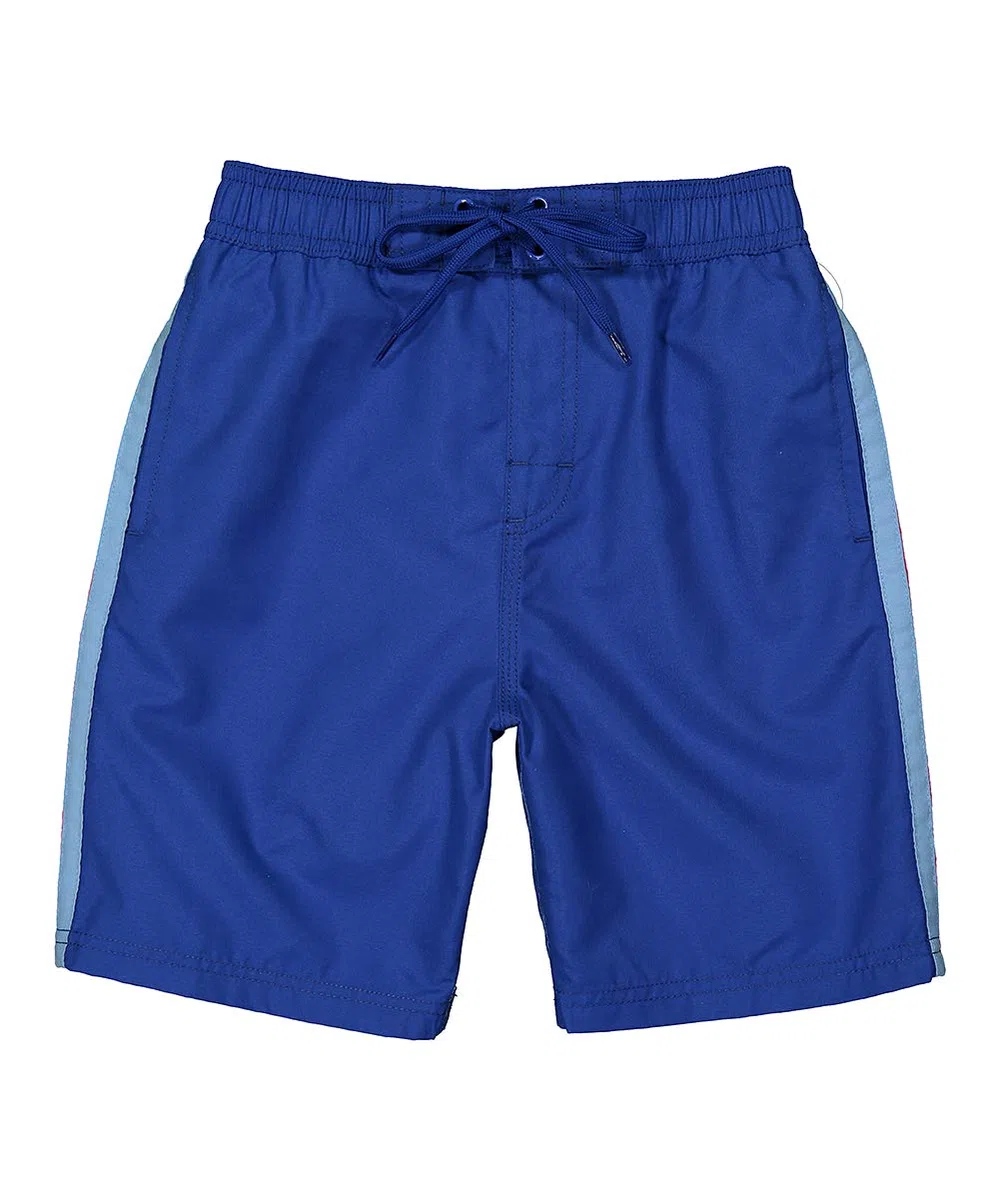 Kanu Surf Boys' Reflection Quick Dry UPF 50+ Beach Swim Trunk, Tivoli Royal, Medium (10/12)