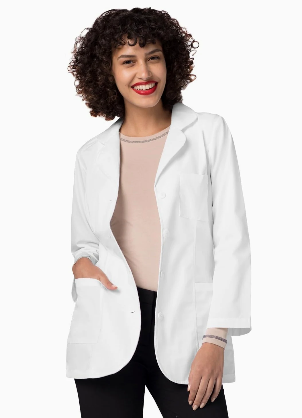 Adar Bata de laboratorio para mujer - Bata de laboratorio de consulta de 76 cm