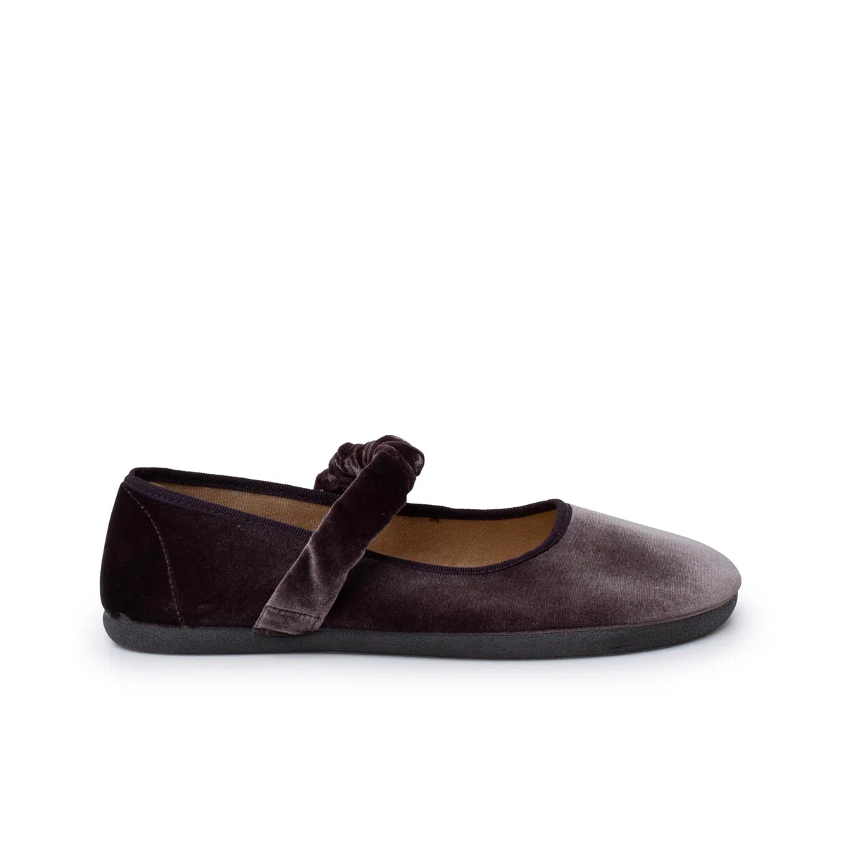 Pisamonas Merceditas Barefoot Terciopelo Tira Fruncida