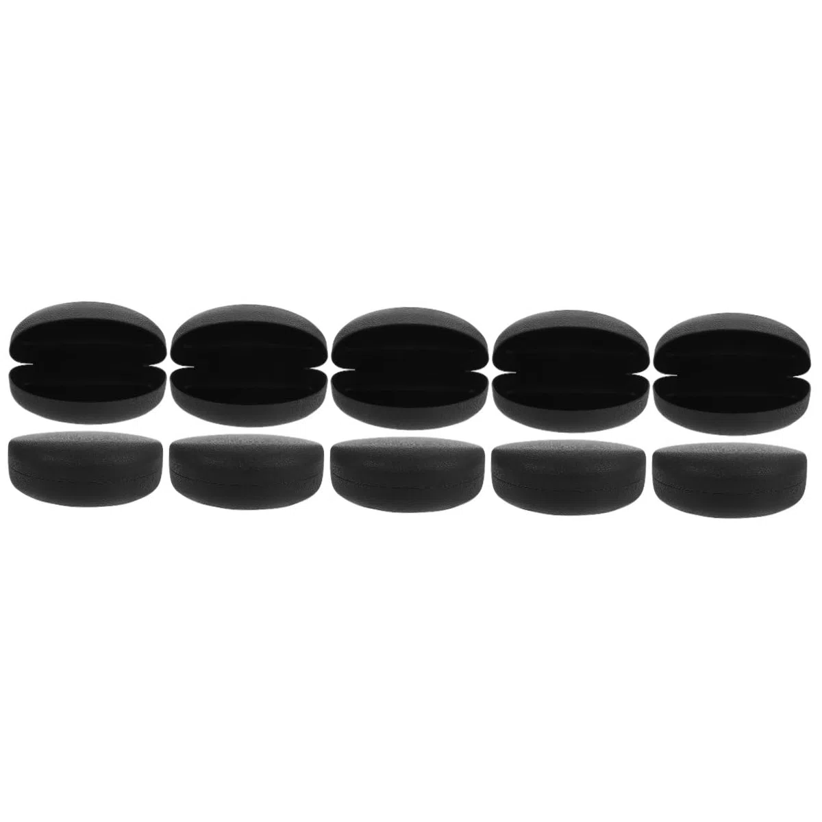 FRCOLOR 10 Piezas Estuche Para Gafas De Sol Asiento Organizador De Gafas Estuche De Anteojos Estuches Para Anteojos Estuches Duros Para Gafas Estuches Rígidos Para Gafas De Sol Pu Black
