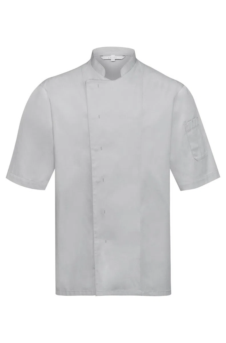 GREIFF Gastro Moda Cuisine Basic 5562 - Chaqueta de chef para hombre (media manga, corte regular)