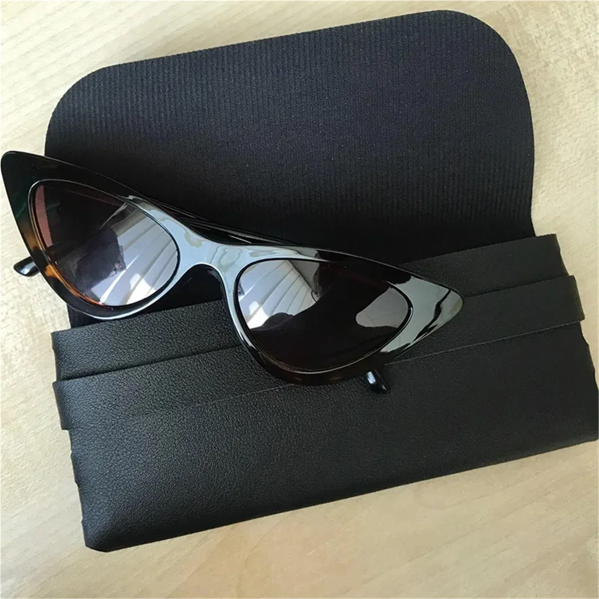 Estuche for gafas de hombre y mujer, funda protectora, estuche for sol portátil, caja for lectura, 2 uds Para Mujer