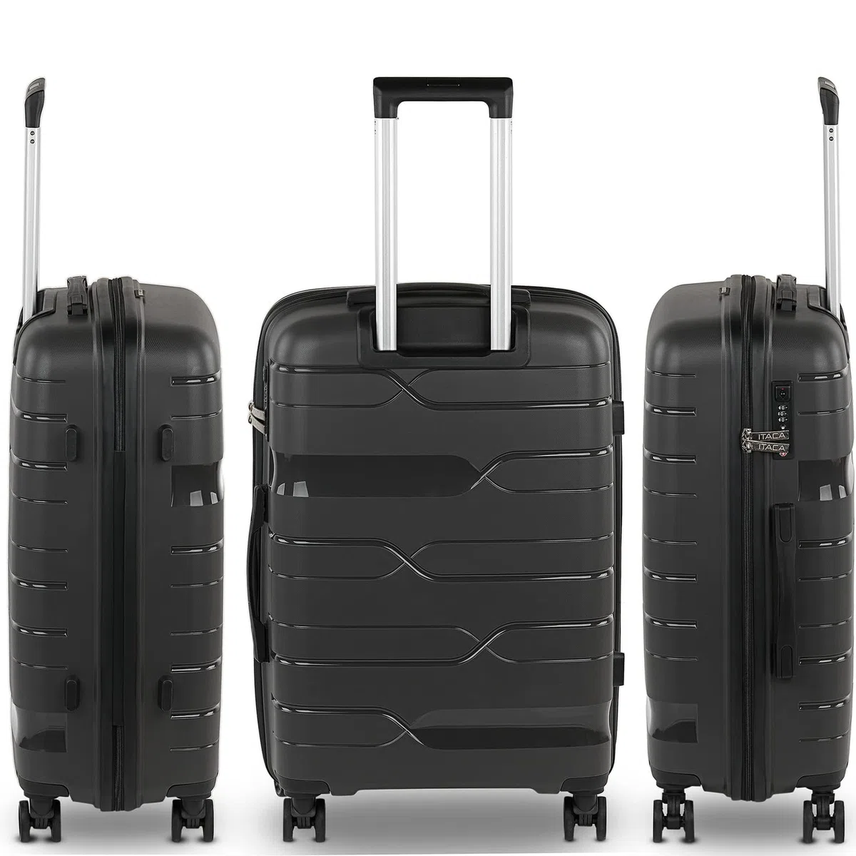 Maleta Mediana con 4 Ruedas Giratorias para Viajes Largos Tipo Trolley. Can