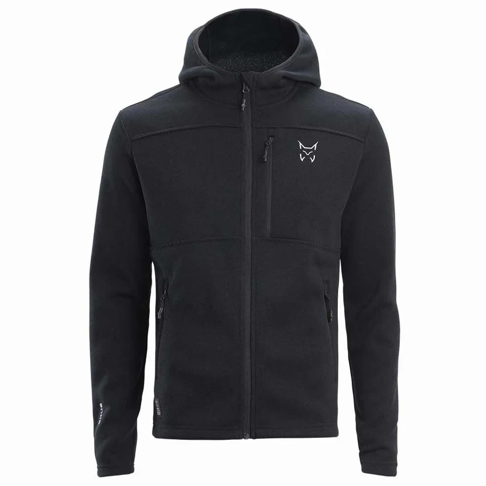 Chaqueta de punto con capucha C: NEGRO T: L