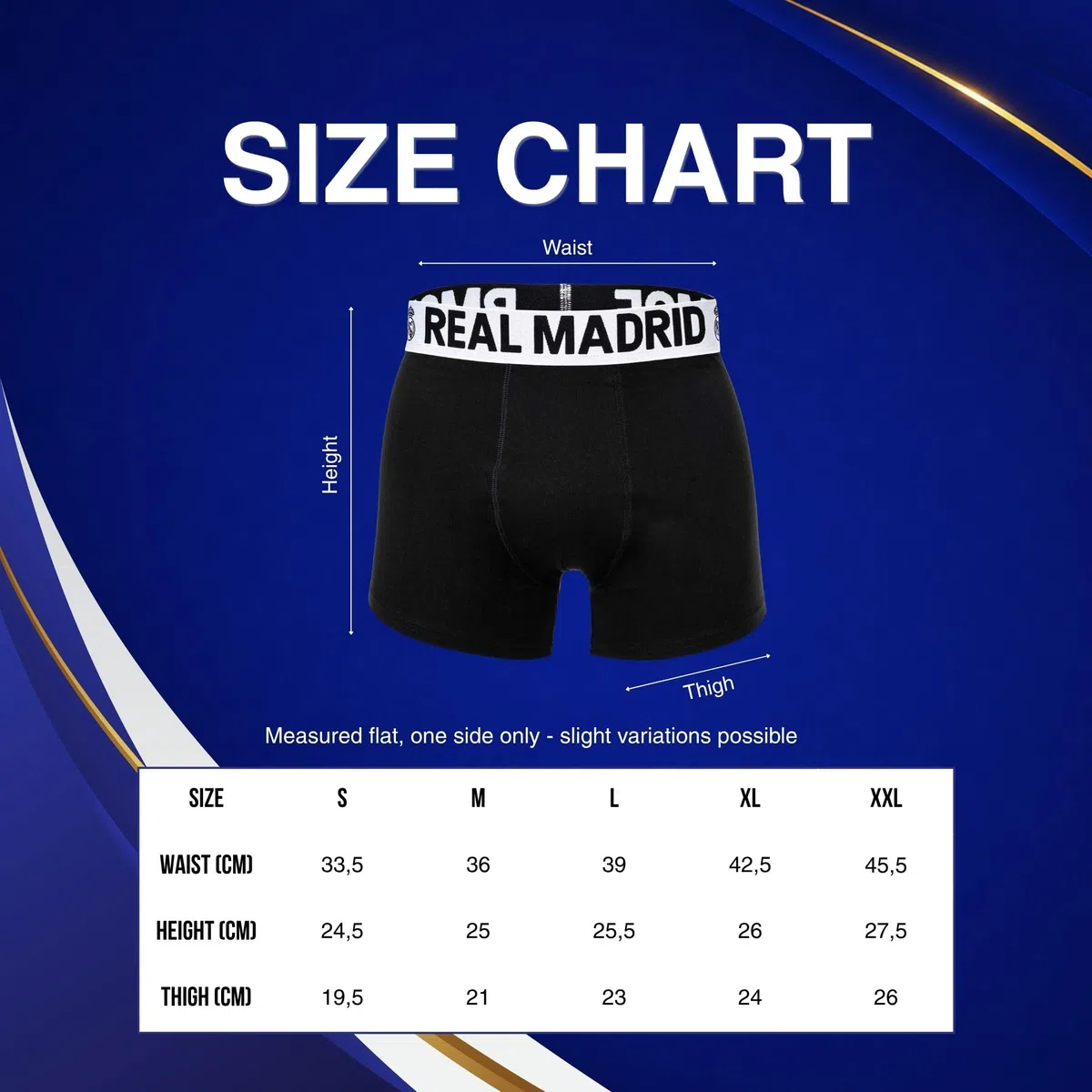 Real Madrid Bóxer Hombre, Pack 5