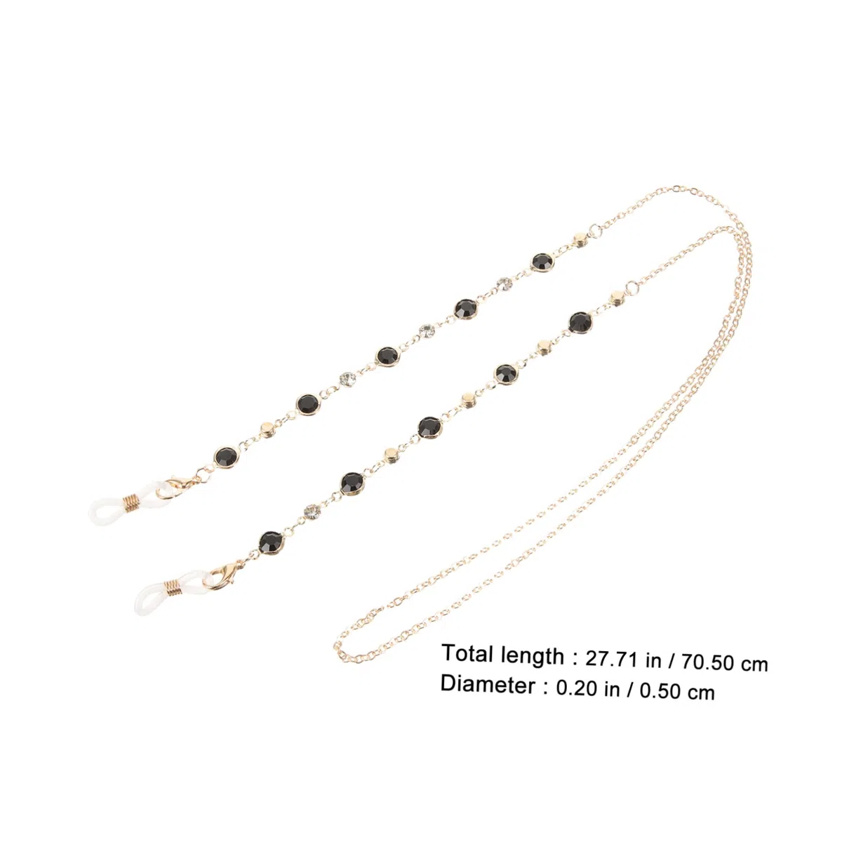 12piezas Correa De Gafas De Mujer Perlas y Cristales De Cadena Para Lentes Elegante y Práctica Para Uso Diario y Ocasiones Especiales