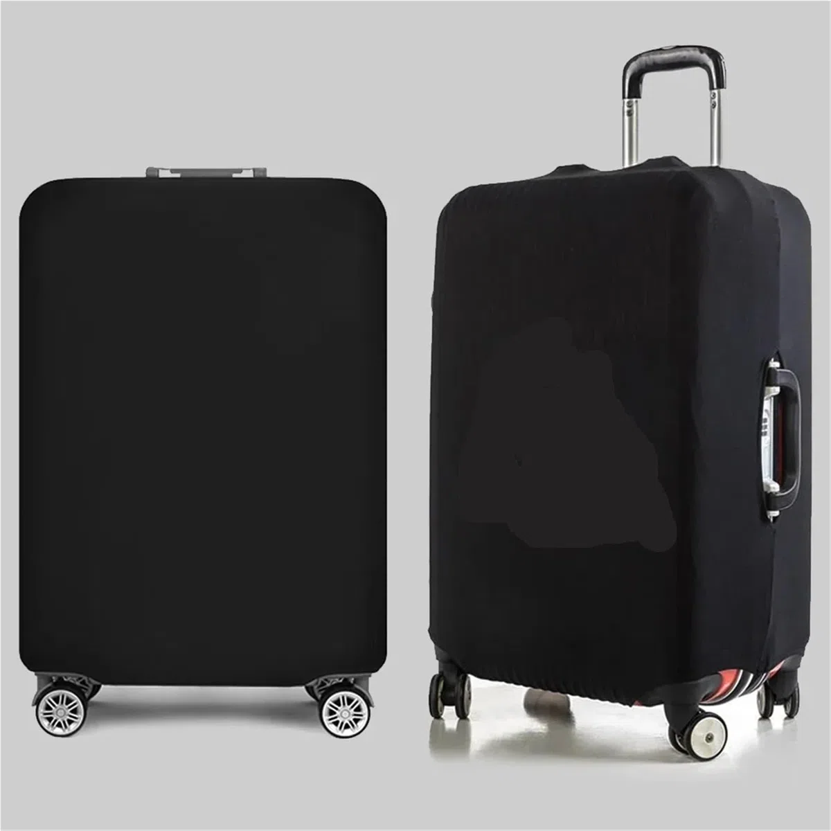Funda Protectora for Maleta con Ruedas, Accesorios de Viaje Estampado Divertido, 2 uds para Maletas(L)