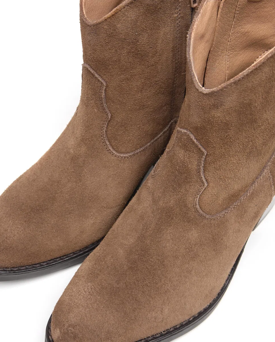 Botín cowboy de piel. Hecho en españa. Mujer Lois - para: Mujer