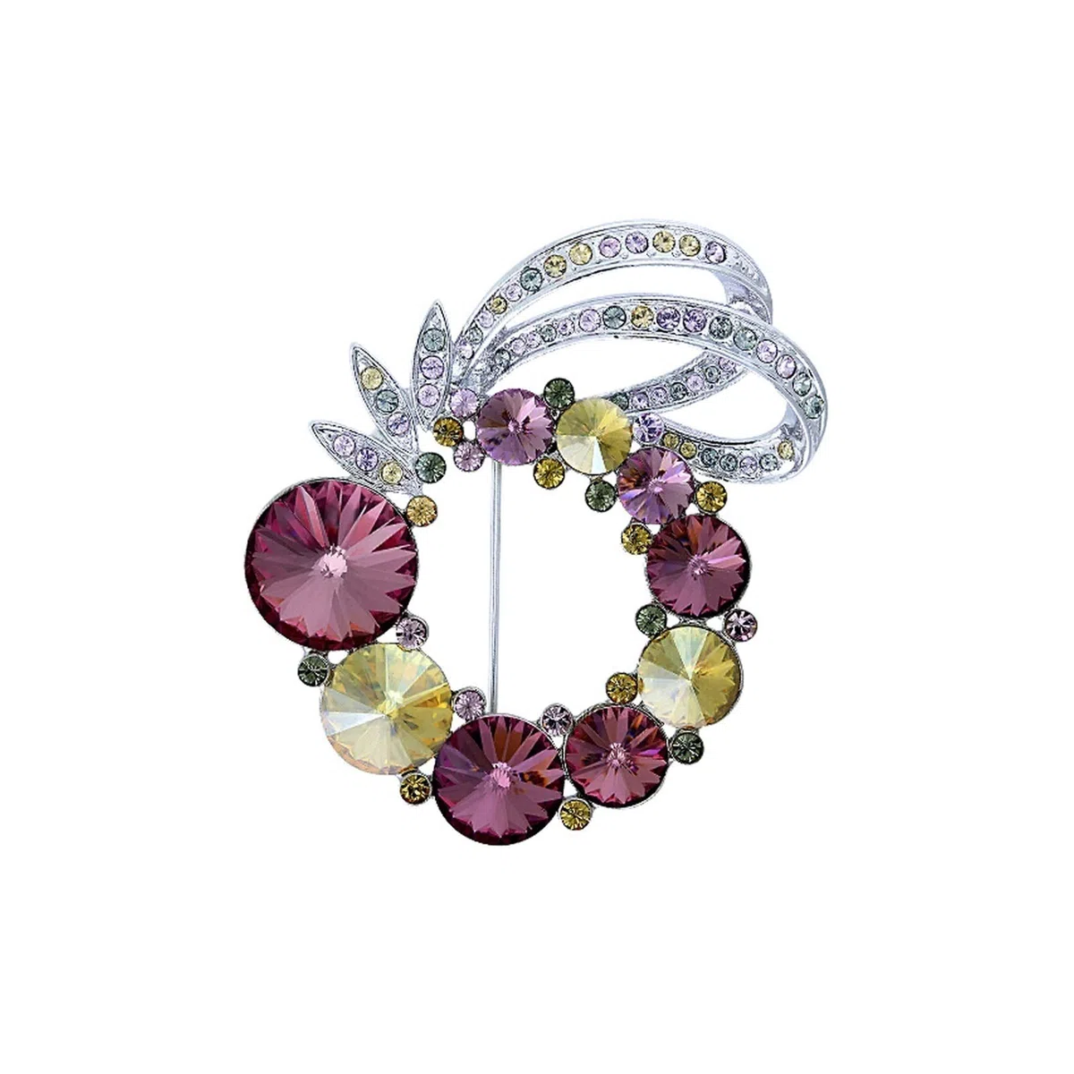 Broche de solapa Broches for la moda de las mujeres - Incrustado con broche de cristal vestido de joyería bufanda chal abrigo accesorios de decoración regalo for esposa Accesorio para disfraz de mujer