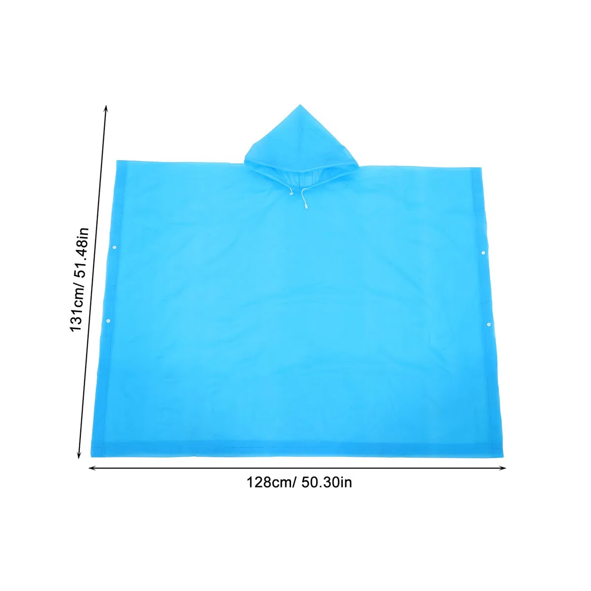 Ciieeo Poncho de Lluvia Portátil para Exteriores Pvc, Paquete de 6 Piezas