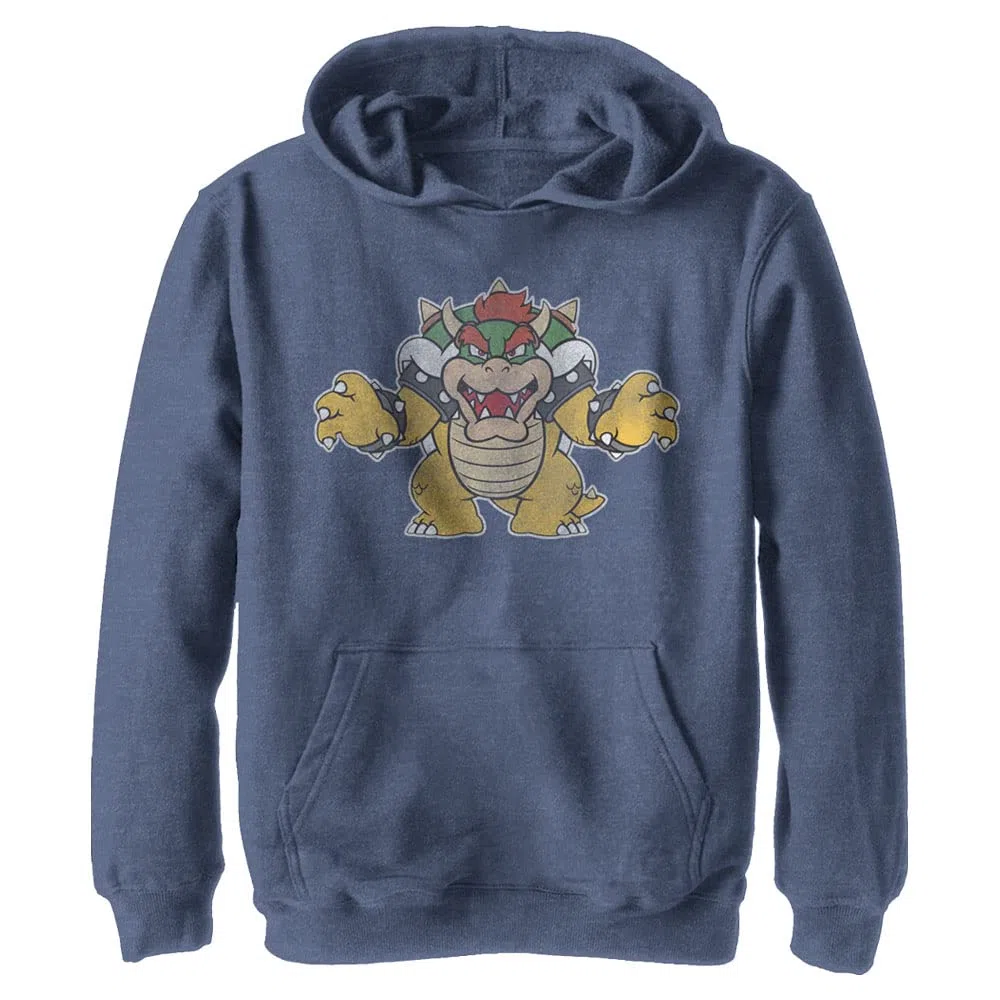 Nintendo Kids Just Bowser - Sudadera con capucha para jóvenes