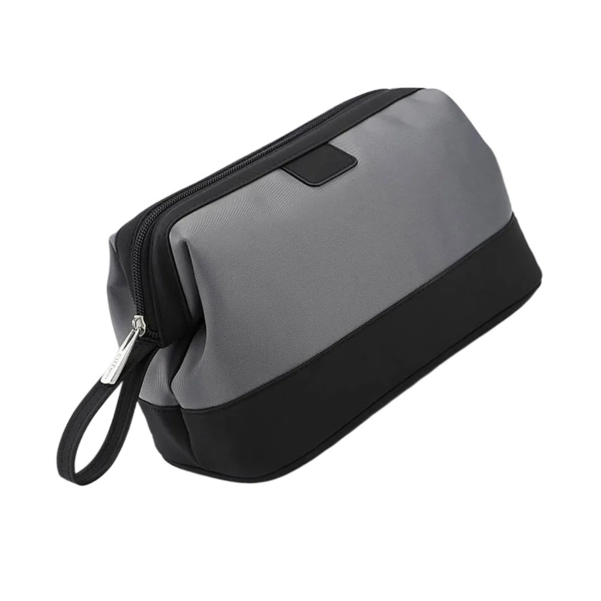 Bolsa Neceser Hombre Multifuncional con Gran Capacidad para Viaje y Almacenamiento Cosméticos Portátil Gris