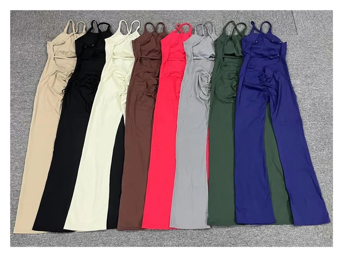 Body de Yoga sin Espalda Ropa Deportiva for Mujer, Ropa de Yoga, Conjunto Deportivo Push up, Beige, Rojo, Verde y Gris para Yoga