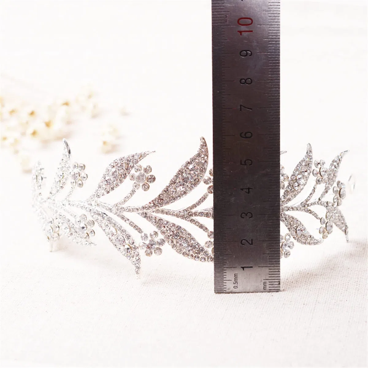 Tocados de Boda Cristal Exquisito Tocado Tiara Tiara Corona Boda Adorno Adorno decoración Tocado Novia