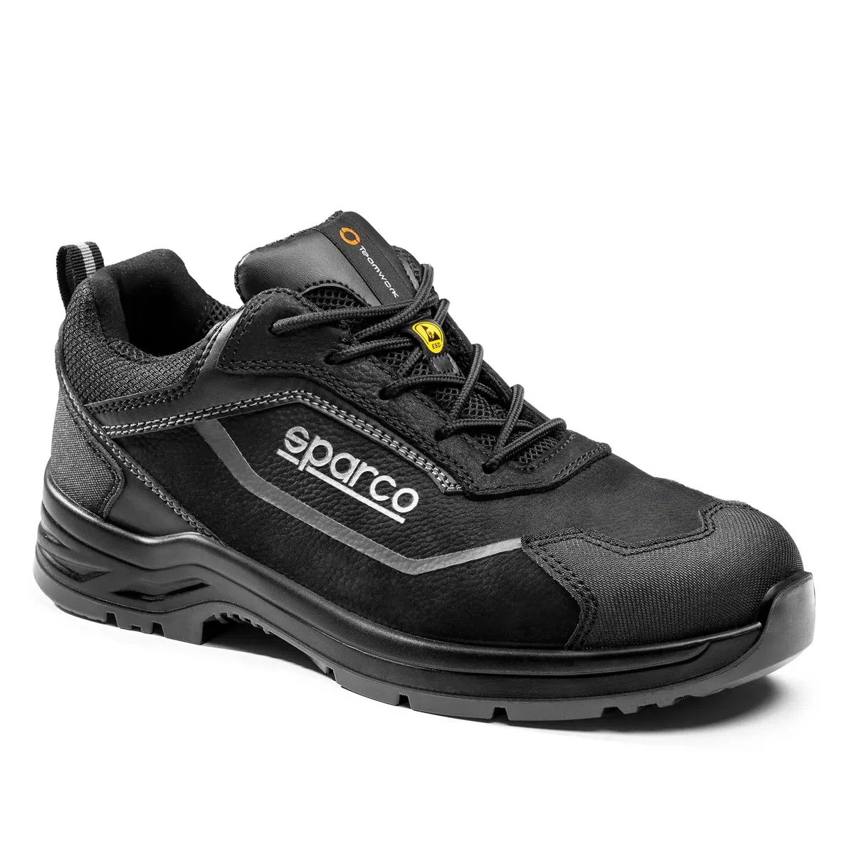 Sparco - Indy ESD S3S SR FO LG - Calzado de Seguridad para Hombre y Mujer - Calzado de Trabajo Antideslizante y Resistente - Calzado de Seguridad Adecuado para Cualquier condición de Trabajo