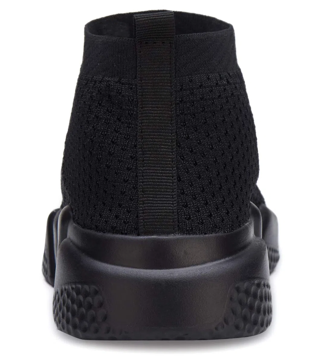Zapatillas de Correr para Hombre Santiro, Transpirables, de Punto, Ligeras, Deportivas, Informales, Negro (Completamente Negro), 41 EU