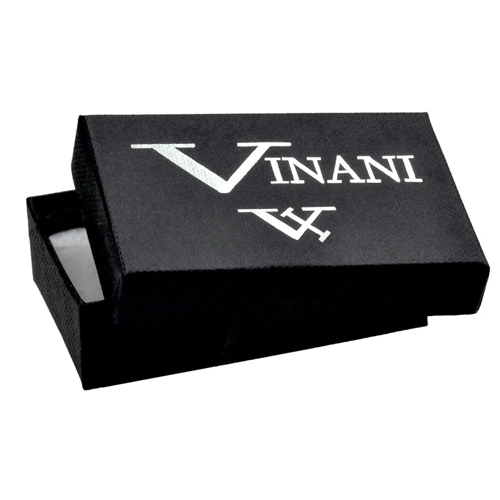 Vinani TKK42 - Cadena de Eslabones, 1,3 mm 42 cm, Plata de Ley 925, Collar