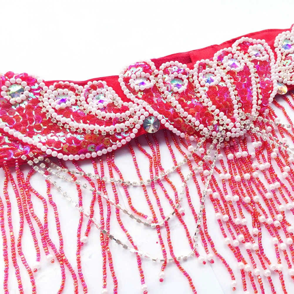 ROYAL SMEELA Disfraz de Danza del Vientre para Mujer Conjuntos de Sujetador y cinturón Danza del Vientre Profesional Carnival Sexy Fancy Traje Baile del Vientre Mujer Conjunto Danza del Vientre