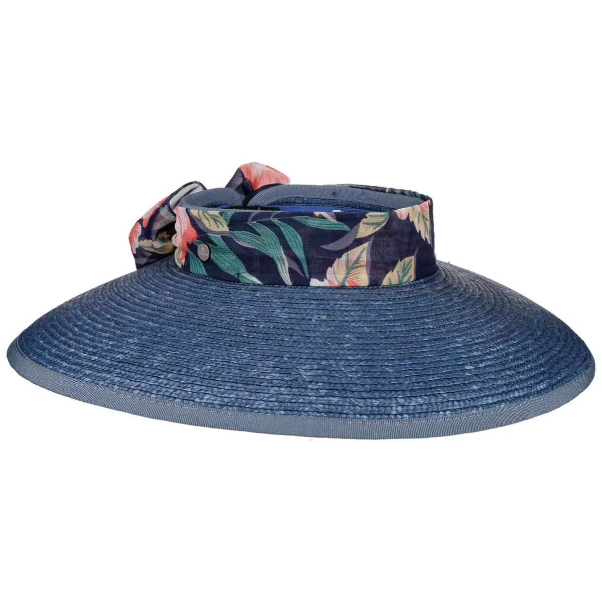 SOMBREROSHOP Vanola Visera de Paja Unicolor Cerrada por detras Mujer Primavera Verano