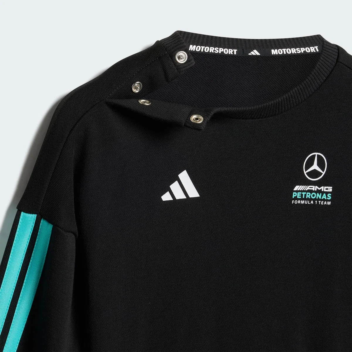adidas Unisex Kids' CHÁNDAL MANGA LARGA MERCEDES - AMG PETRONAS FORMULA 1 TEAM DNA