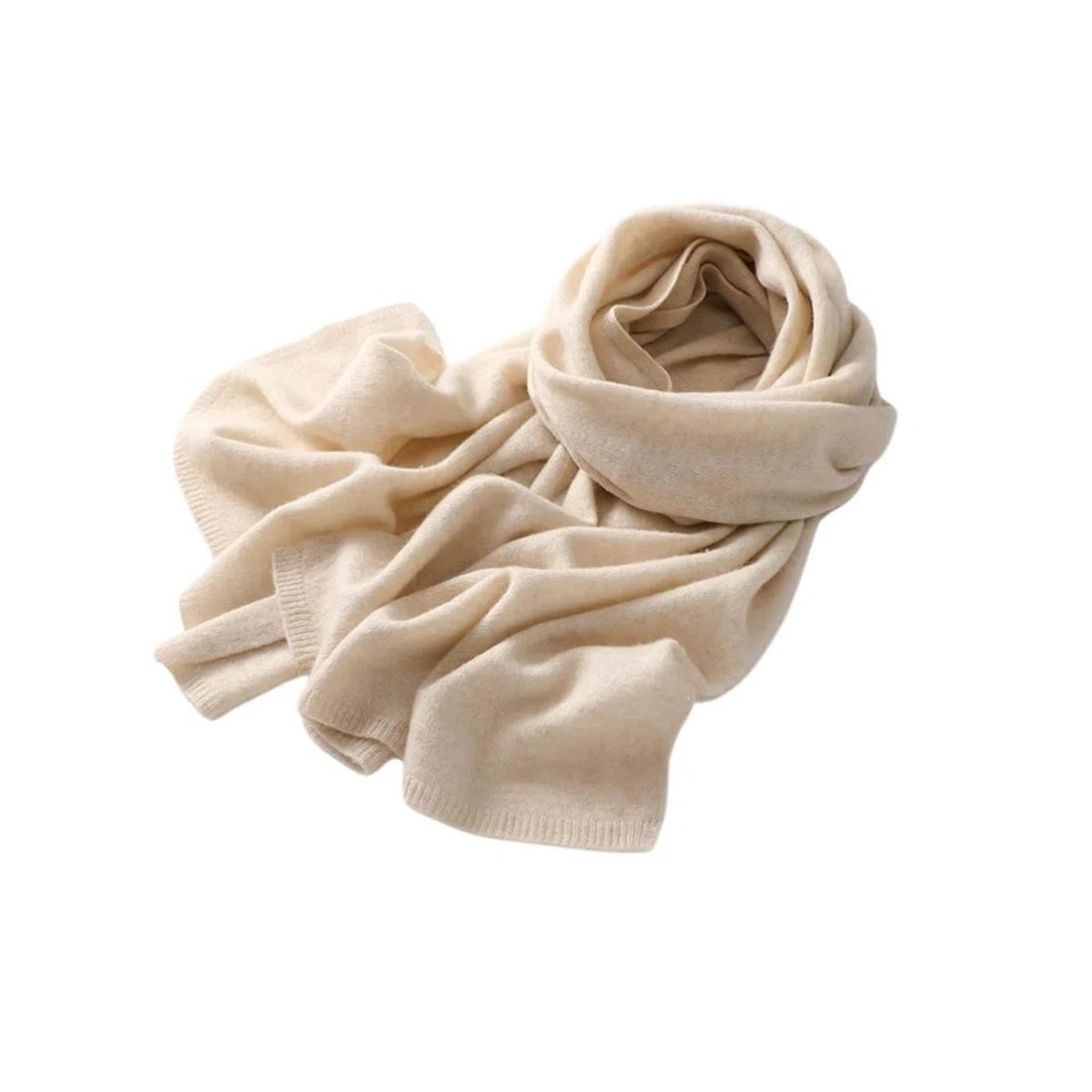 Bufanda para mujeres y hombres, color sólido, cálido, de punto, ligero, calentador de cuello