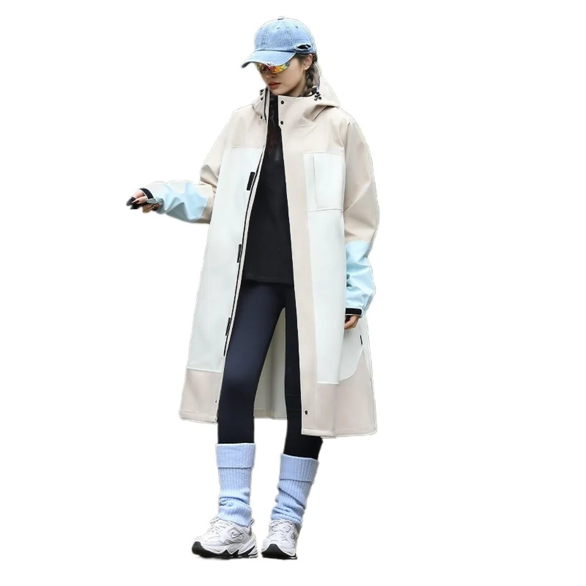 Capa de Lluvia Reutilizable Chubasquero Largo For Protección Contra La Lluvia Poncho Unipersonal For Senderismo Ropa de Agua para Exteriores