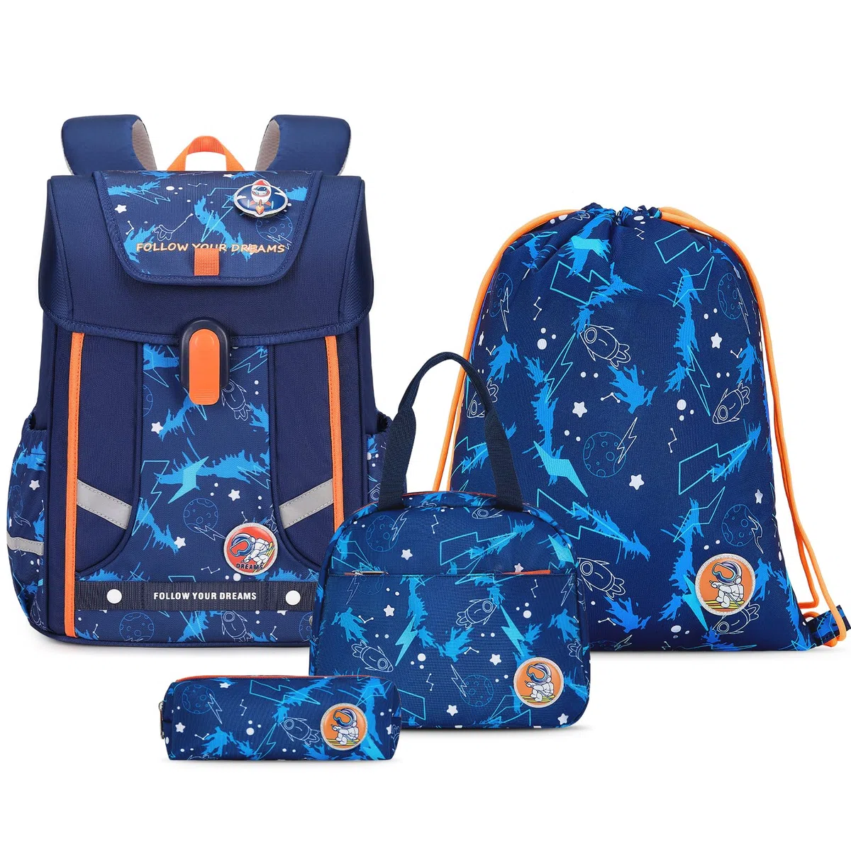 Amythe Ergo Set 4 Piezas Mochila Niño desde 1° Primaria
