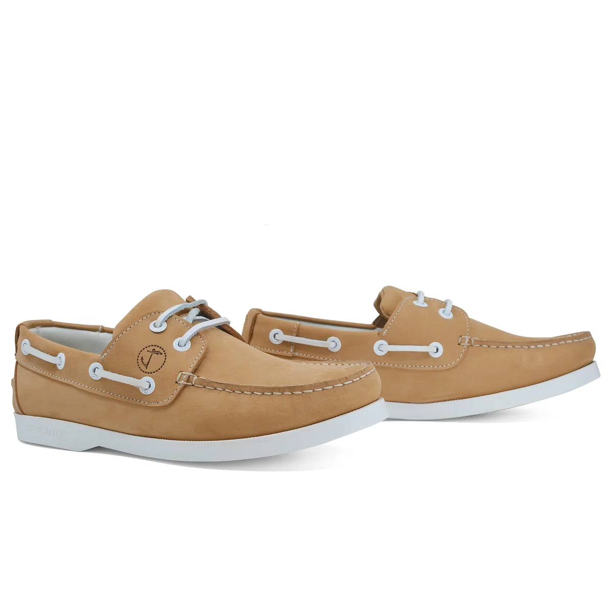 Seajure Zapatos Náuticos de Mujer Noordhoek Cuero Nubuck Camel