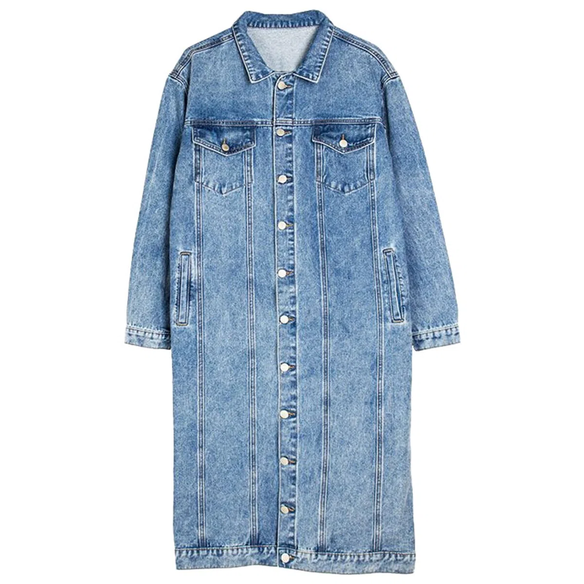 Chaquetas Vaqueras para Mujer, Chaqueta De Mezclilla Elástica Vintage con Botones De Manga Larga Chaqueta Vaquera Occidental Holgada Cazadora Mujer Entretiempo Chaquetas Mujer para Primavera Otoño