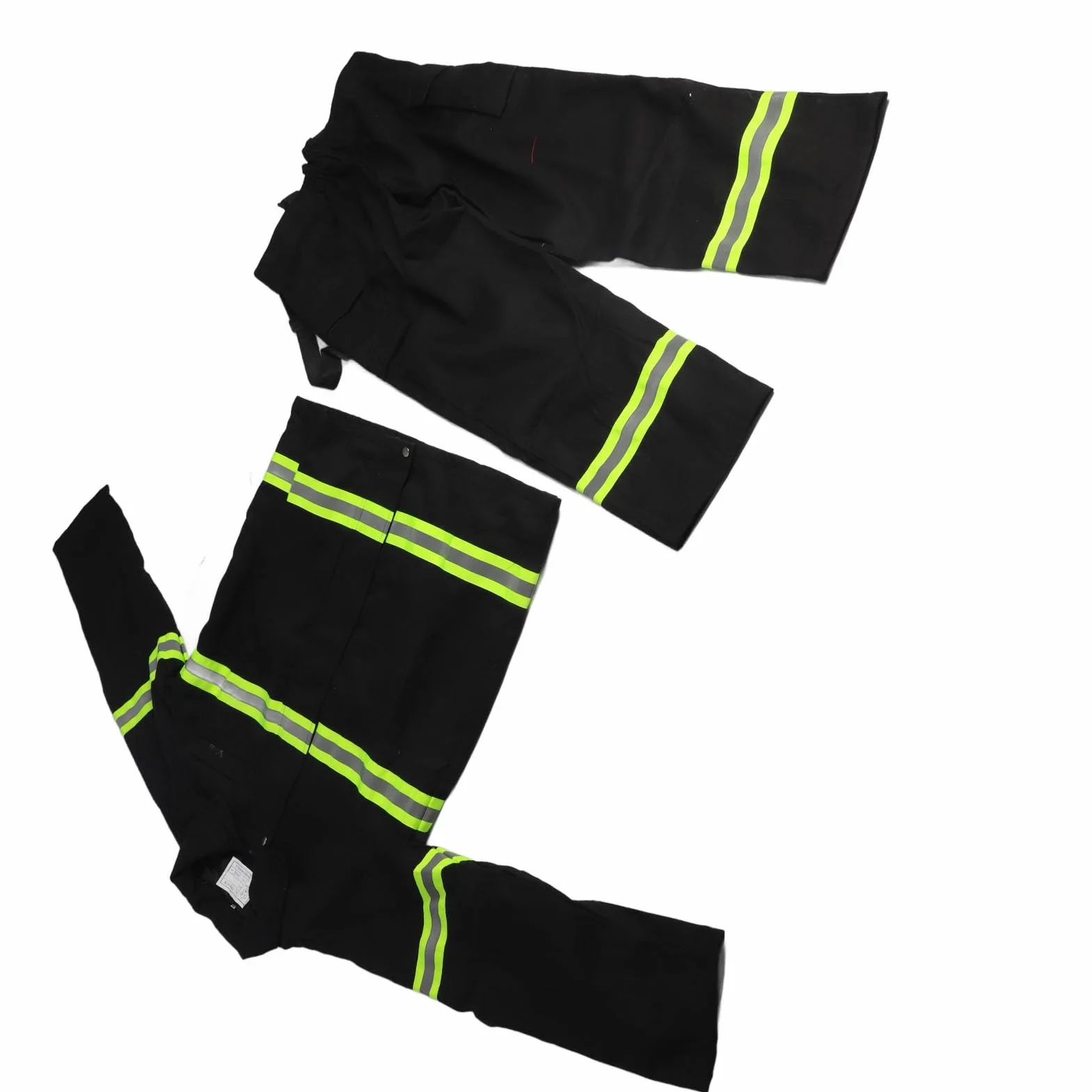Topiky Conjunto de Ropa de Trabajo Ignífuga de 5 Piezas con Cinta Reflectante Ropa de Seguridad de Alta Visibilidad Traje de Aislamiento Térmico Azul Marino Equipo Industrial Resistente Al Fuego para
