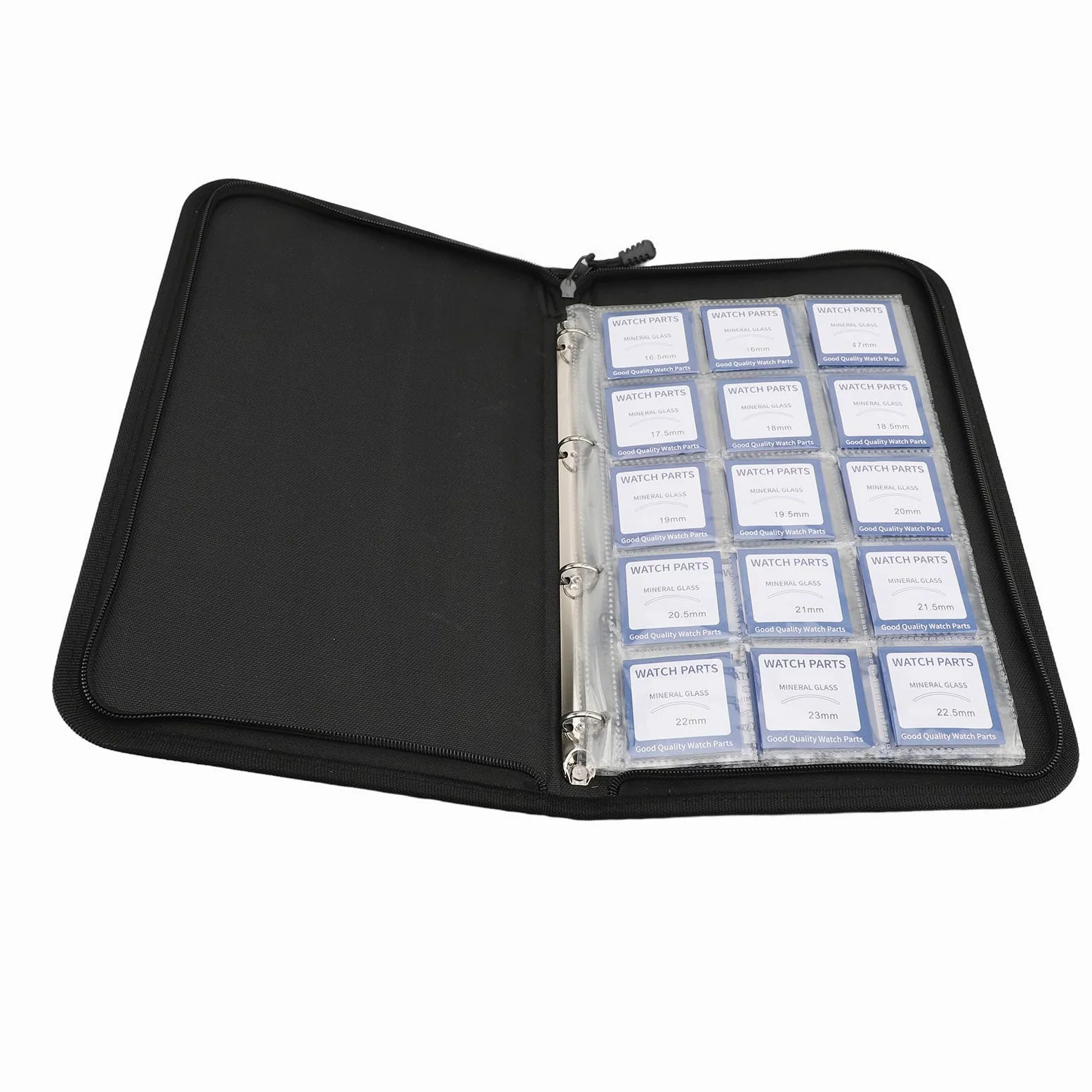Juego de Lentes de Cristal de Reloj de Doble Cúpula de 59 Piezas para un Reemplazo Preciso, Vidrio Mineral para Relojeros, Transparencia de Cristal Transparente