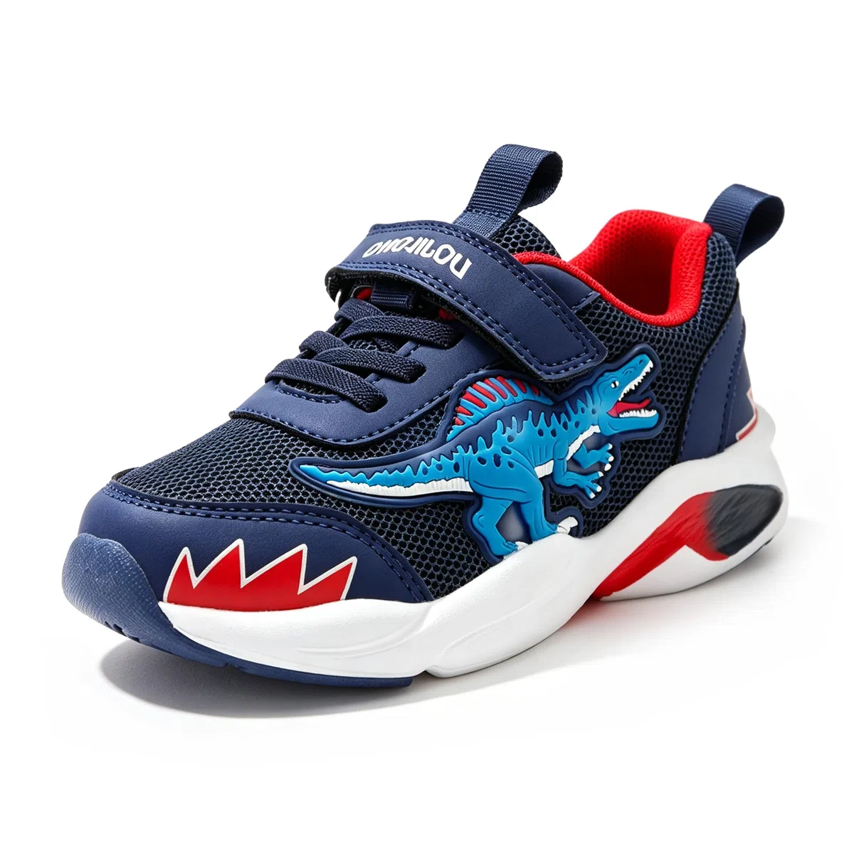 Zapatillas de Deporte para Niños, Zapatos Luminosas de Dinosaurio, Malla Transpirable