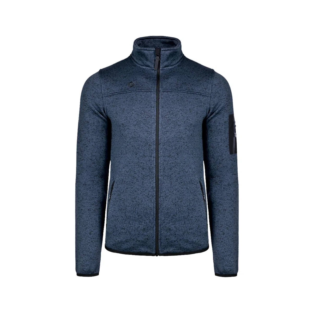 Izas SAMAUN M Chaqueta Polar de Punto para Hombre con Cuello Alto y Bolsillos Ventrales. Tejido de Calidad y Confortable para Mantener el Calor. Ropa Térmica de Montaña y Senderismo