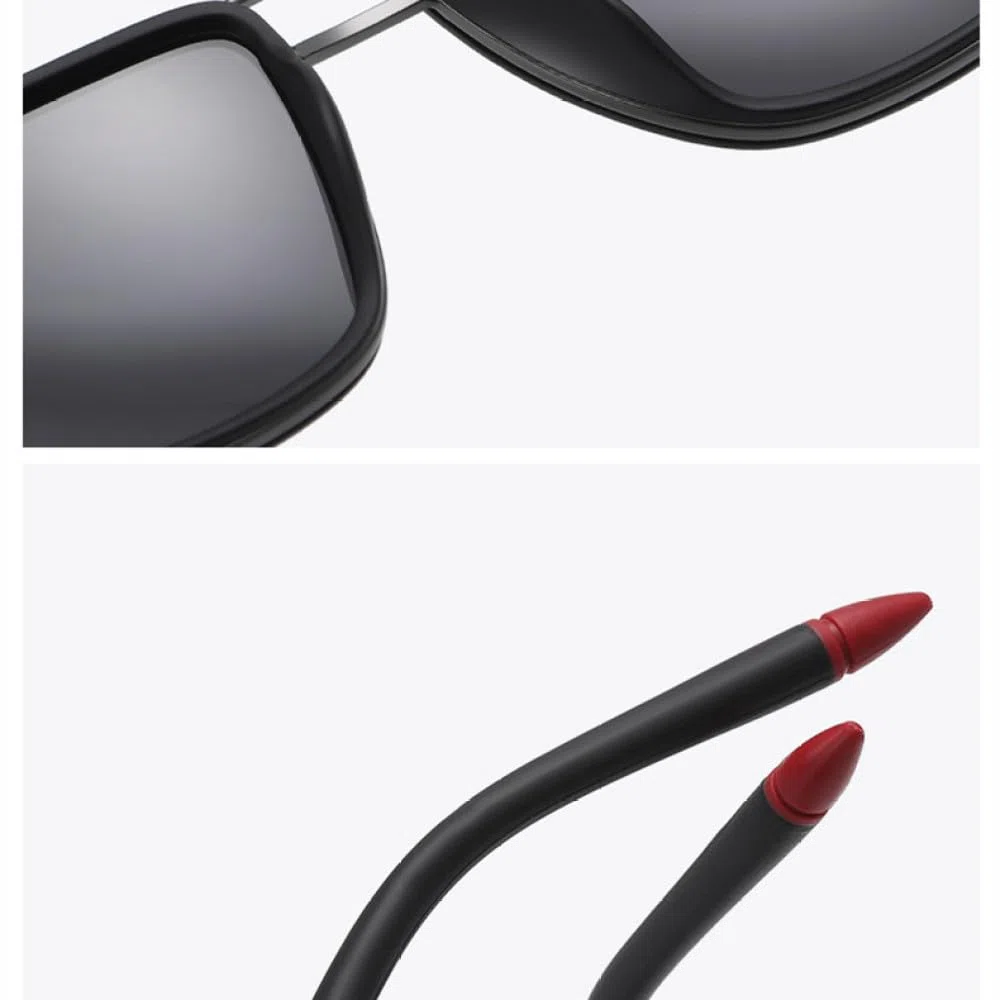 Gafas de sol con montura metálica para hombre, lentes de moda para conducir, gafas para hombre, viajes y pesca