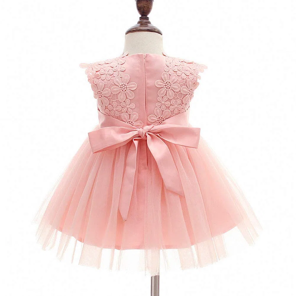 Moon Kitty - Ropa de bautizo - para bebé niña Rose 3 Meses/0-5 Meses