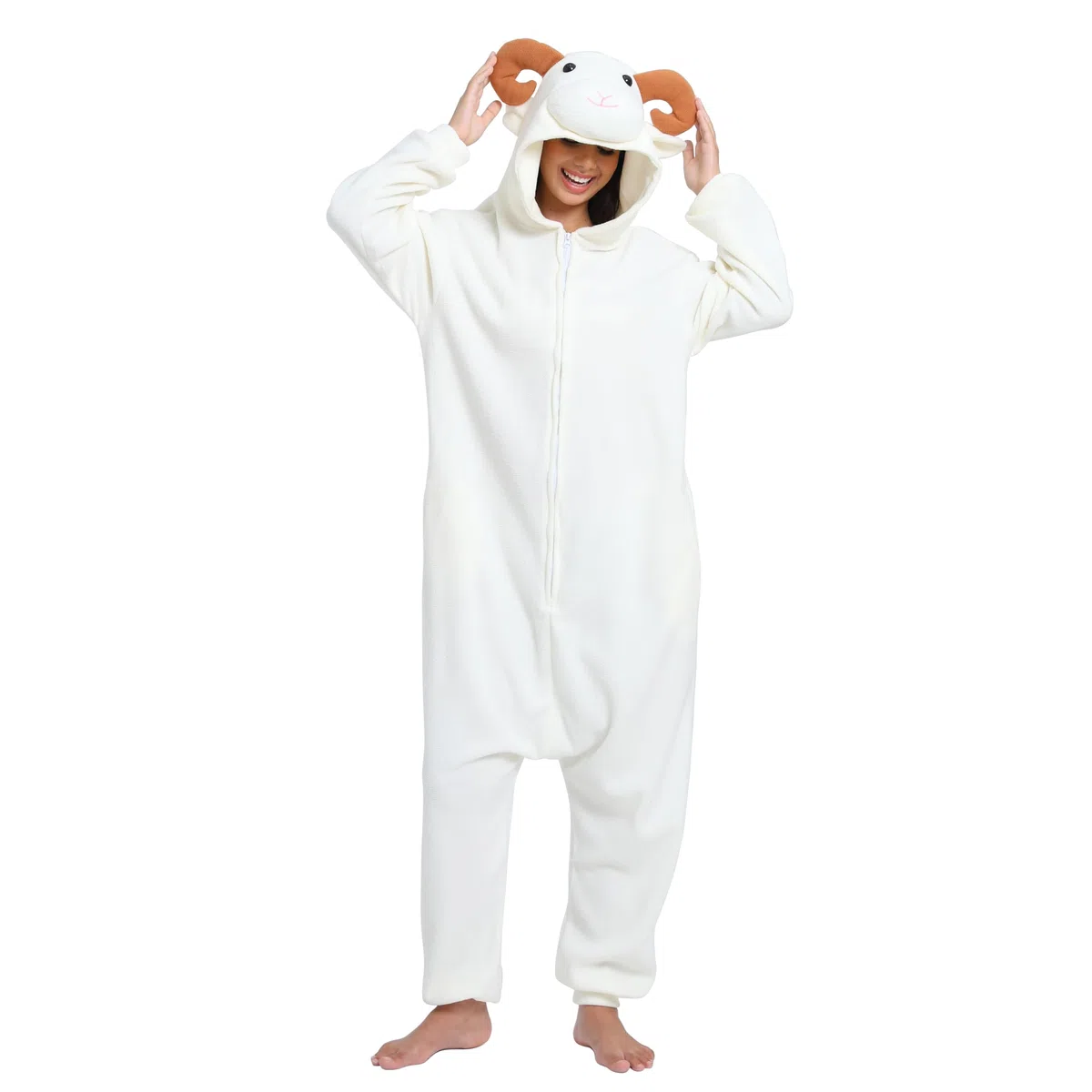 NAITOKE Disfraz de animal para adultos, disfraz de Halloween, pijama de una pieza para mujeres, hombres y adolescentes