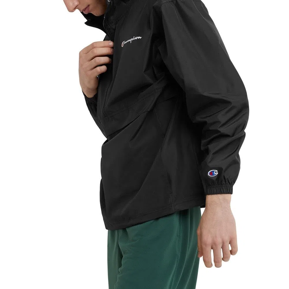 Champion Chaqueta plegable para hombre, Negro-549369, XL