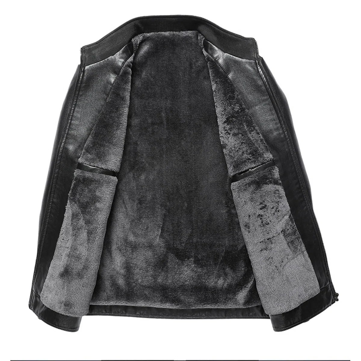 Chaqueta De Vellón para Hombres Engrosada Chaqueta De Colección De Colección De Colección De Cuero