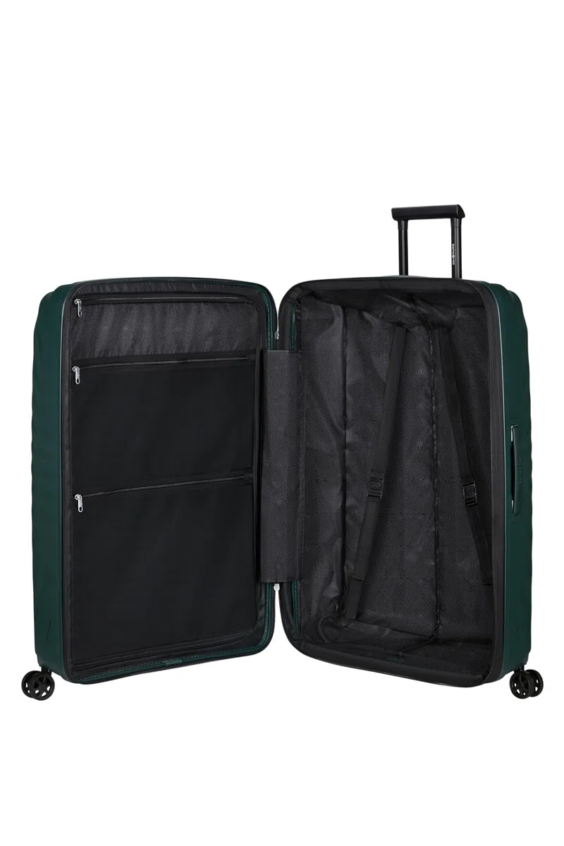 Samsonite Neo Flux - Spinner XL, Maleta expandible, 81 cm, 130/145 L, Verde Jungla (Jungle Green)