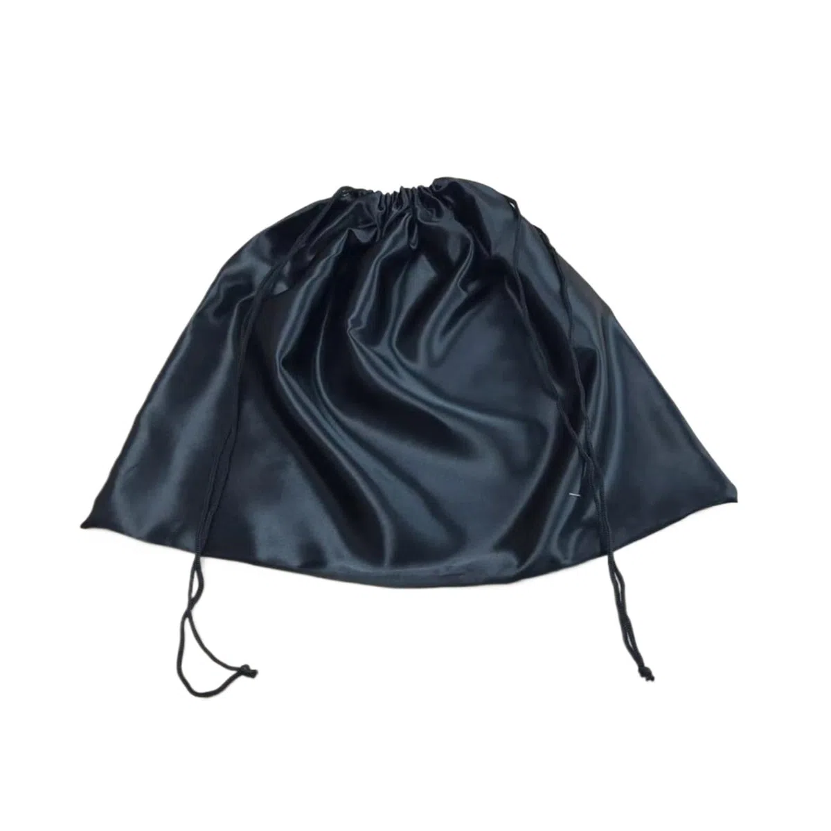 Bolsas Guardapolvo De Seda 2 bolsas de satén seda con cordón for el cuidado, reutilizables, for zapatos y viajes(Black,50x40cm)