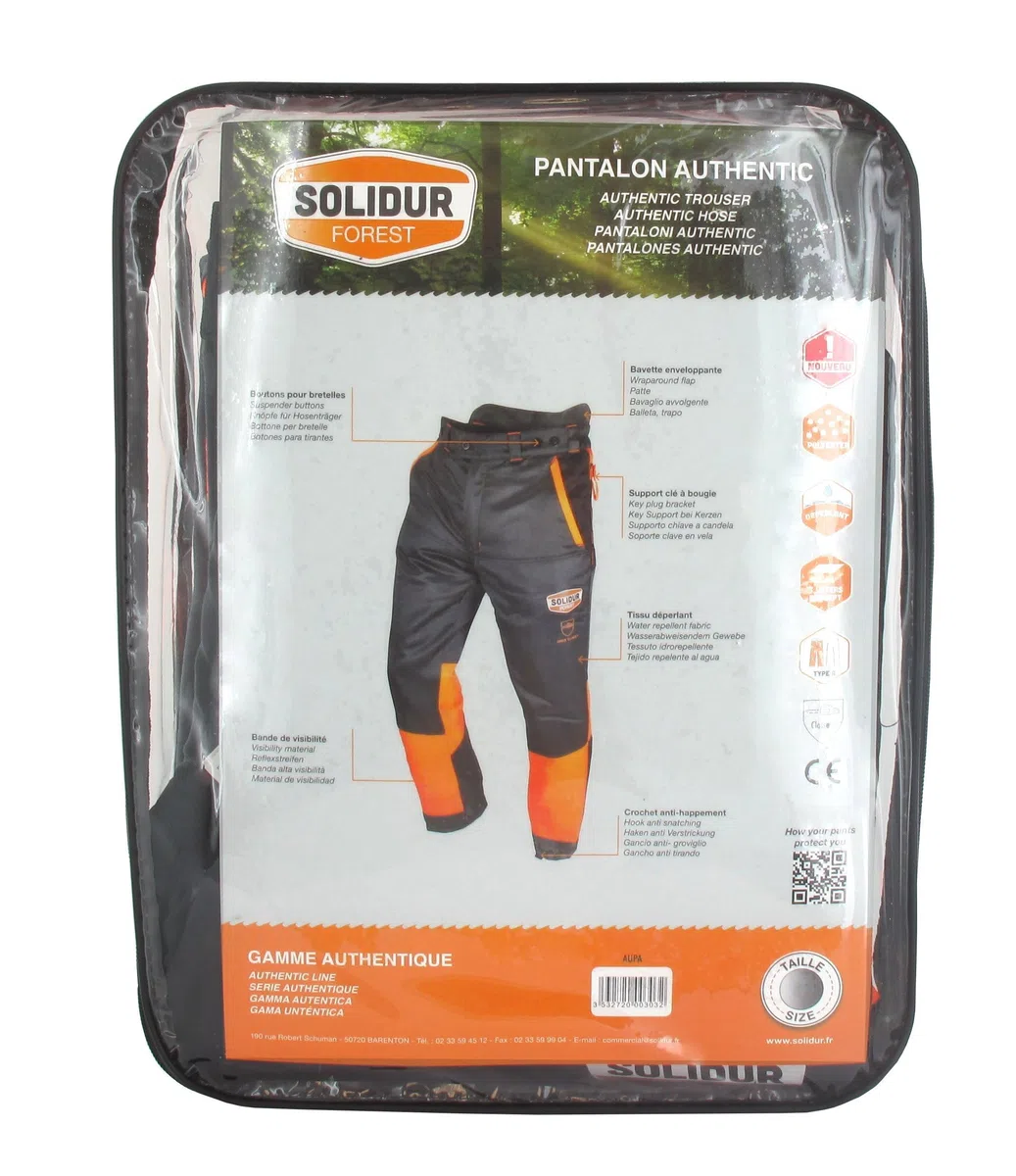 OZAKI – Pantalón Bucheron anticorte – Pantalón Solidur multibolsillos – Talla 46/48 L